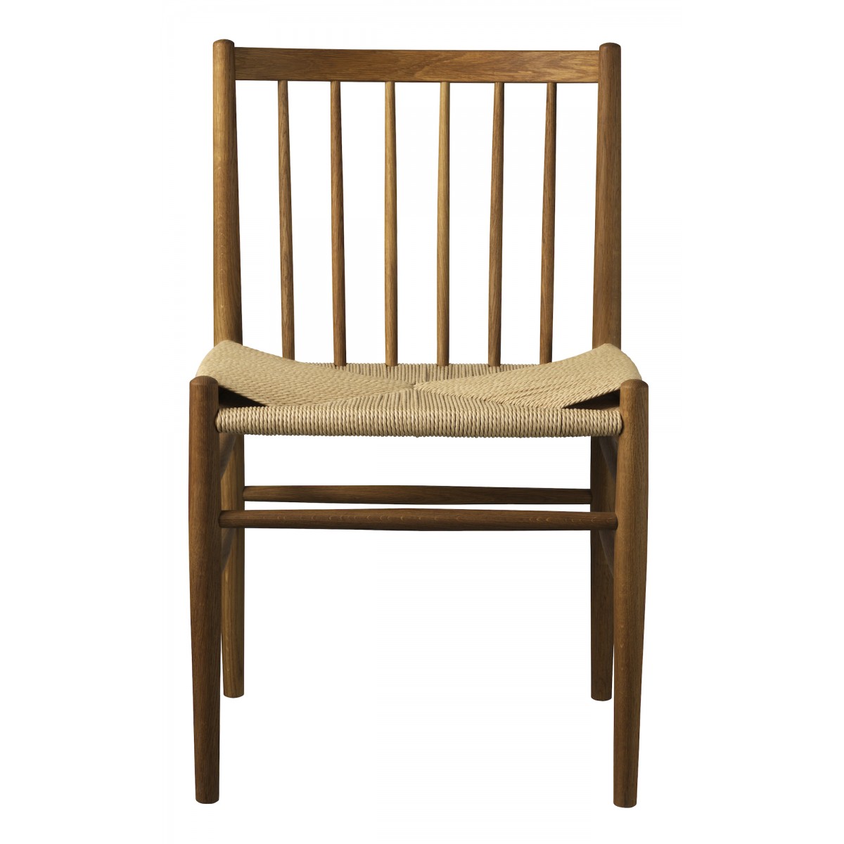 natural paper cord / smoked oak - J80 chair