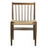 natural paper cord / smoked oak - J80 chair