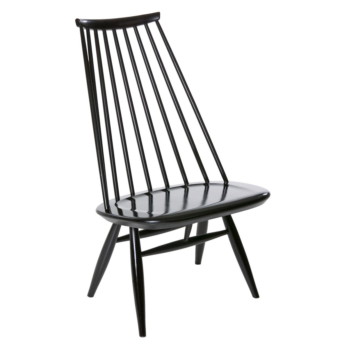 black stained - Mademoiselle lounge chair