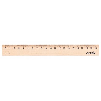 20cm wooden ruler - architect tools - Artek