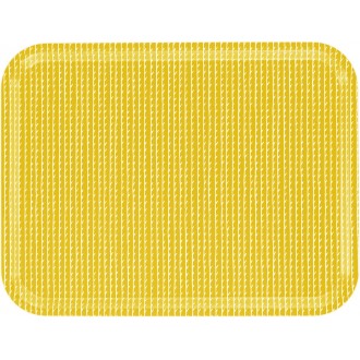 43x33cm - Mustard / White - Rivi Tray