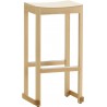 hêtre vernis - Atelier bar stool