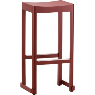 dark red beech - Atelier bar stool