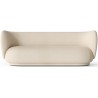 Canapé 3 places Rico – Brushed Off-White