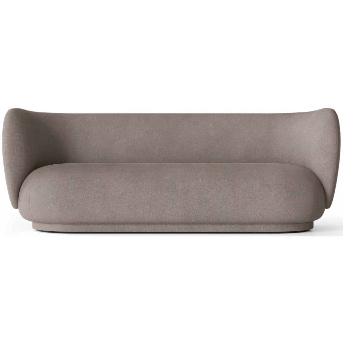 Rico 3-seater sofa – Brushed warm grey