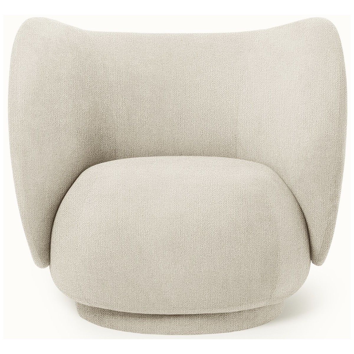 Rico lounge chair – Bouclé off-white
