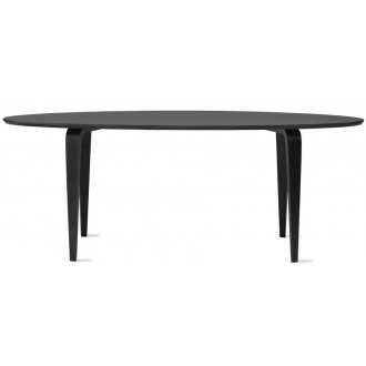 233,7 x 101,6 cm – Table Ovale – Ebène classique