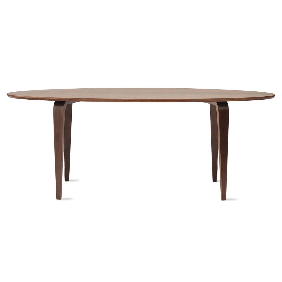 213,3 x 96,5 cm – Table Ovale – Noyer Classique