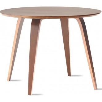 Ø101,3 cm – Table ronde – Noyer naturel