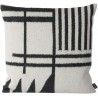 SOLD OUT 50X50cm – Kelim cushion – Black lines