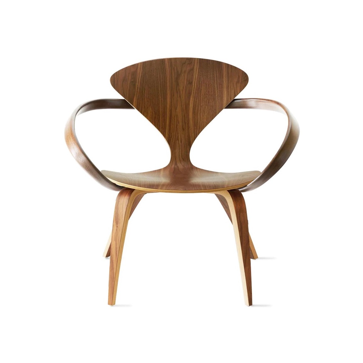 natural walnut - Cherner lounge chair