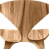 natural red gum - Cherner side chair