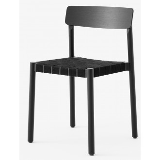 Betty Chair TK1 – Black / Black linen