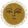 Sun Rug – Yellow – small Ø 70
