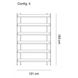 configuration 4 - Compile shelving system