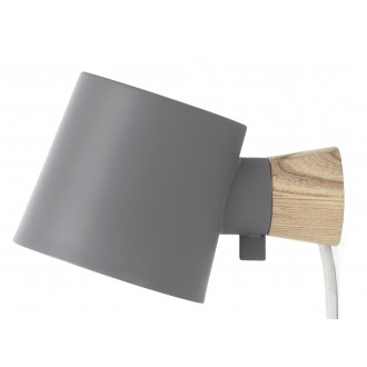 With cord Rise wall lamp – Grey