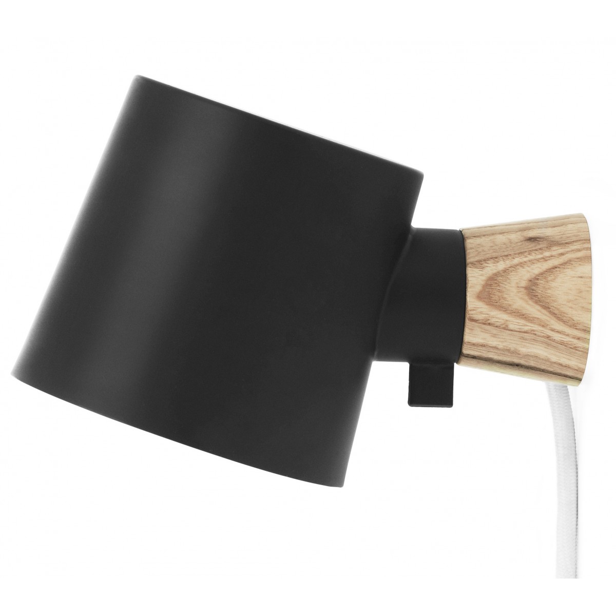 With cord Rise wall lamp – Black
