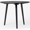 Ø90cm - black lacquered oak - In Between SK3 table