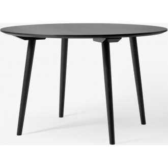 Ø120cm - black lacquered oak - In Between SK4 table
