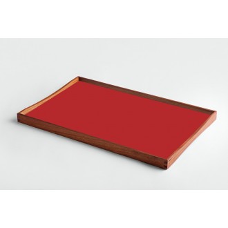 23 x 45 cm – Turning tray – rouge et noir - S
