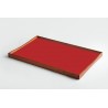 38 x 51 cm – Turning tray – rouge et noir - L