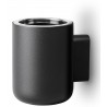 Norm - Toothbrush holder black (wall)