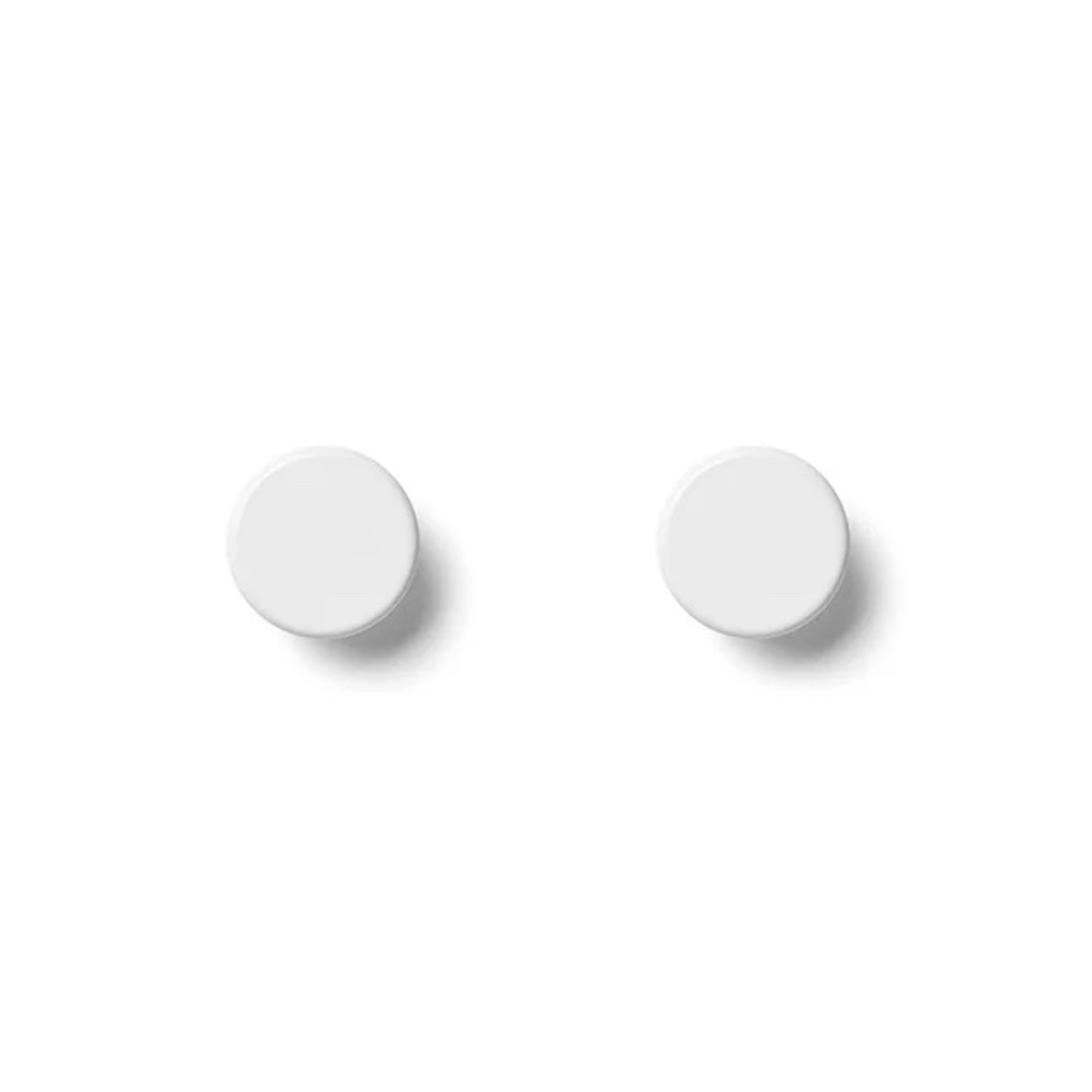 Norm - white knob – pack of 2