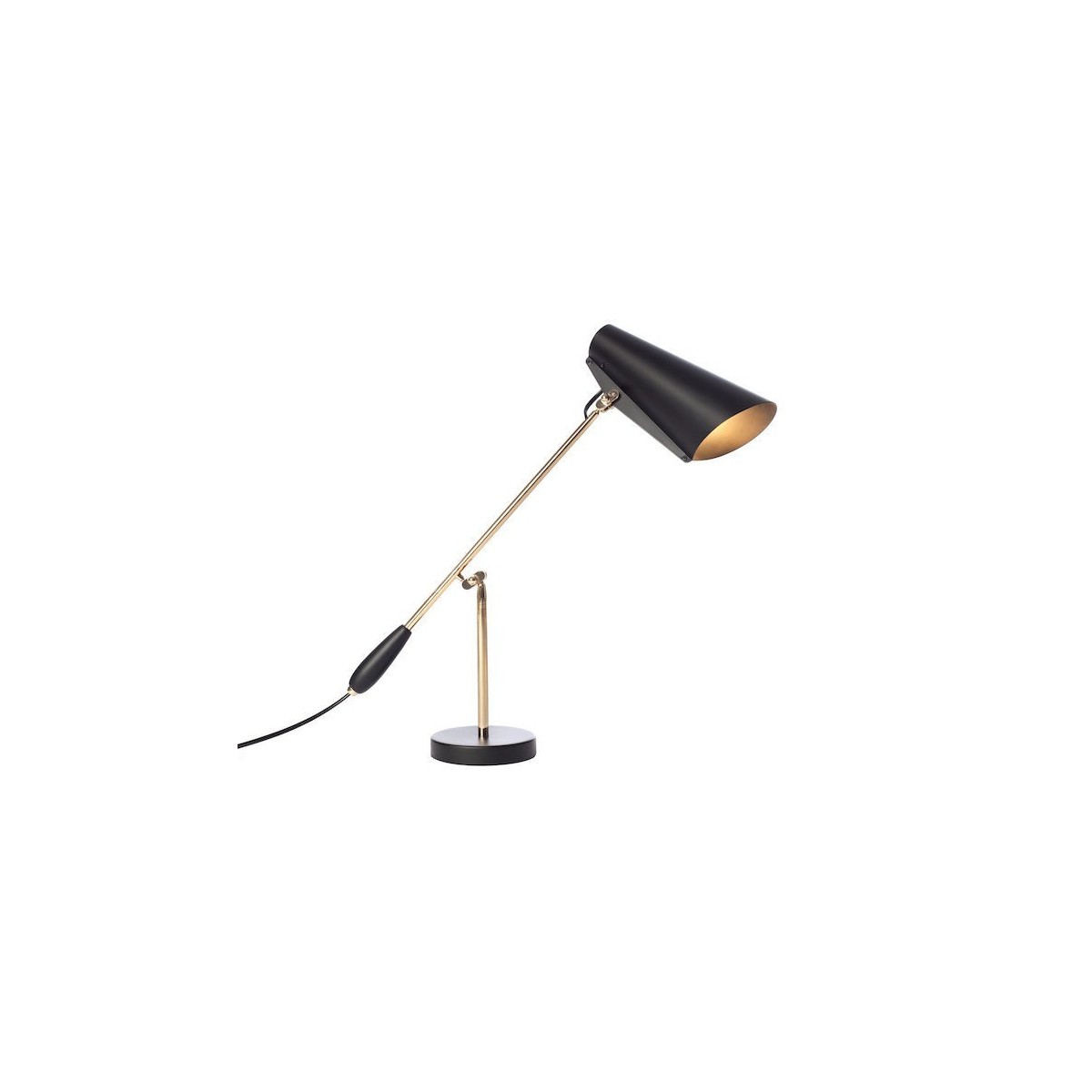 black / brass - Birdy table lamp