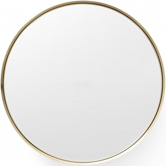 Ø60 cm- brushed brass - Darkly mirror