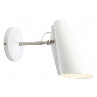 white / metallic - Birdy short wall lamp