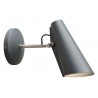 grey / metallic - Birdy short wall lamp