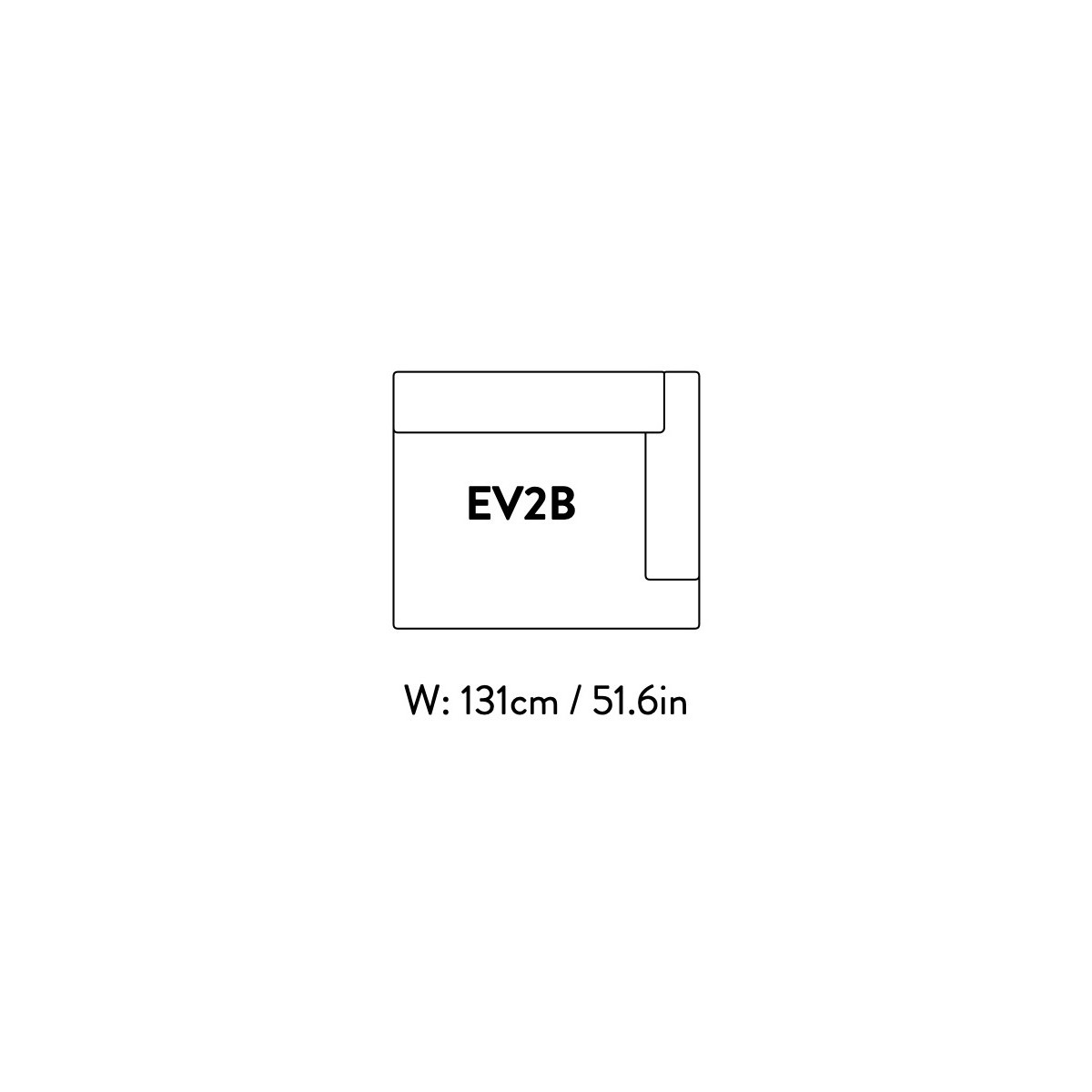 Extérieur droit – 131 x 110 cm – Develius – EV2B