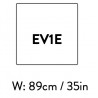 Petit pouf – 89 x 89 cm – Develius – EV1E