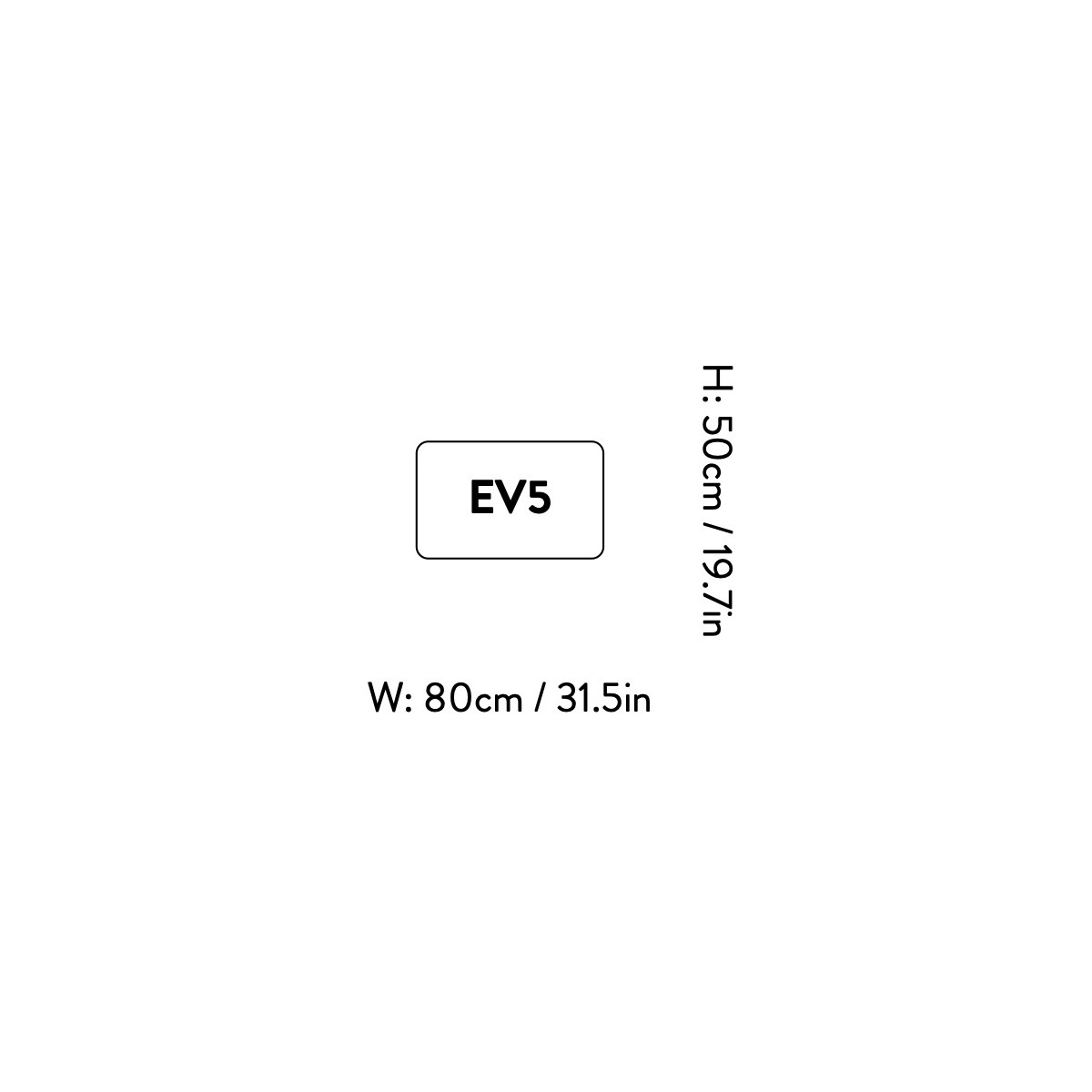 EV5 – 80 x 50 cm - large - pillow - Develius