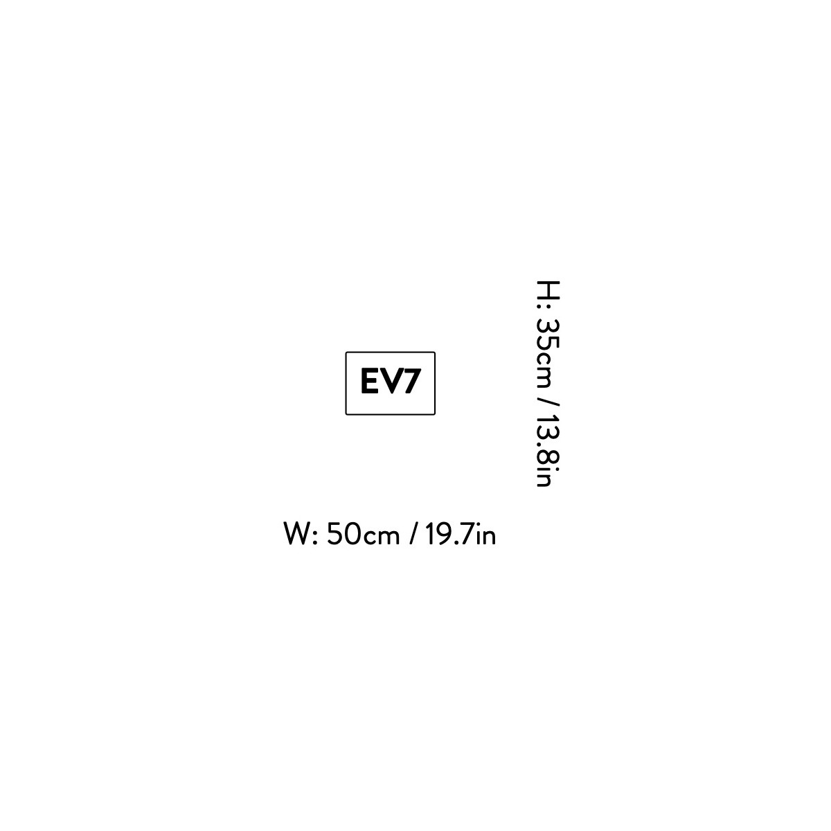 EV7 – 35 x 50 cm - petit - coussin - Develius