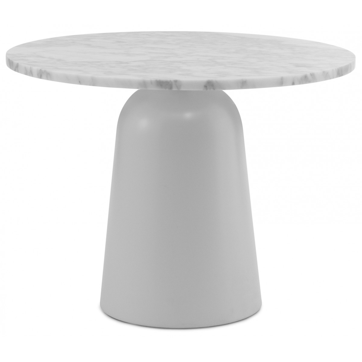 Table basse Turn – marbre blanc